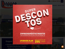 Tablet Screenshot of dapperimoveis.com.br